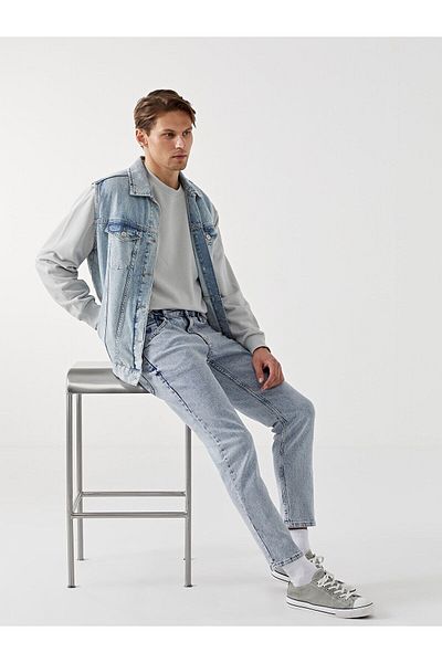 LC Waikiki Ανδρικό τζιν παντελόνι Lcwk 730 Carrot Mold