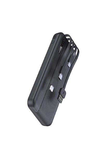 Genel Markalar Powerbank 10000mAh Hızlı Kablosuz Şarj Çift Giriş Mikro Type-C...