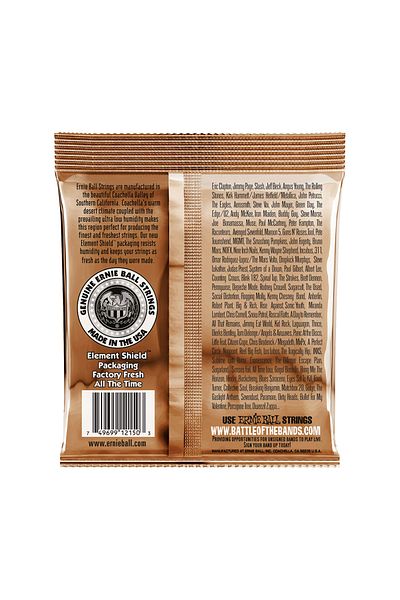 Ernie Ball P02150 - Earthwood Extra Light Phosphor Bronze Acoustic Guitar String.10-.50