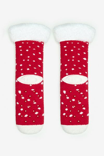 Penti Unisex-Snowman-Socken in Rot
