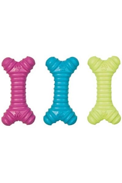Flamingo Sound Rubber Dog Bone Toy 15.5x7x3 Cm