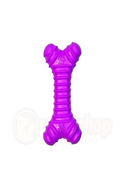 Flamingo Sound Rubber Dog Bone Toy 15.5x7x3 Cm