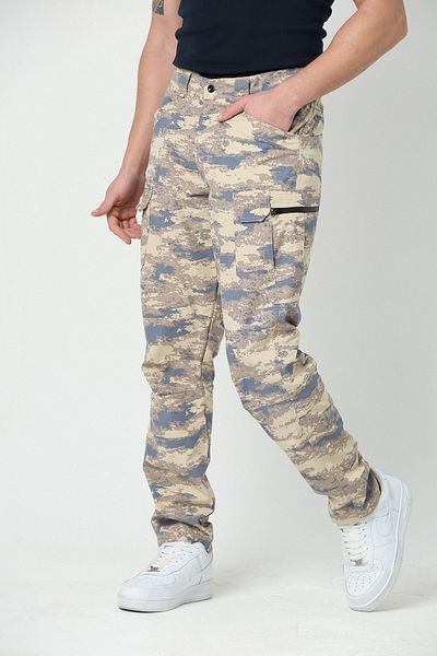 rlt relax time Men's Camouflage Cargo Pocket Military Commando Tactical Trousers