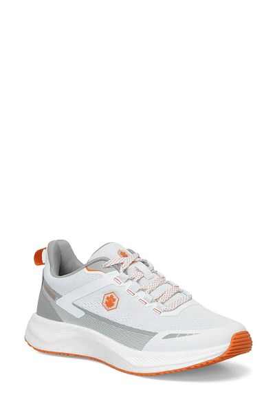 lumberjack White and Orange Men's Sneakers - Willy 4fx101498216
