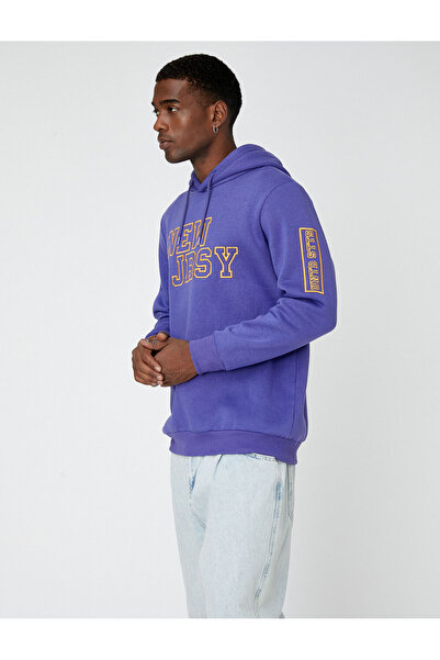 Koton Φούτερ με κουκούλα College με στάμπα