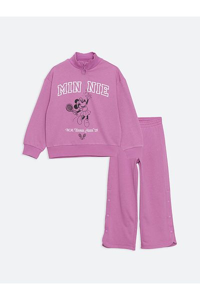 LC Waikiki Σετ παιδική φόρμα Minnie Mouse Printed Girl - S50614Z4