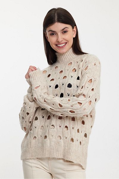 ALEXANDERGARDI Pulover din tricotaj perforat(A92423-S)