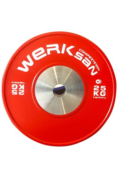 WERKSAN Bumper Plaka Crossfıt Müsabaka 25 Kg Dısk