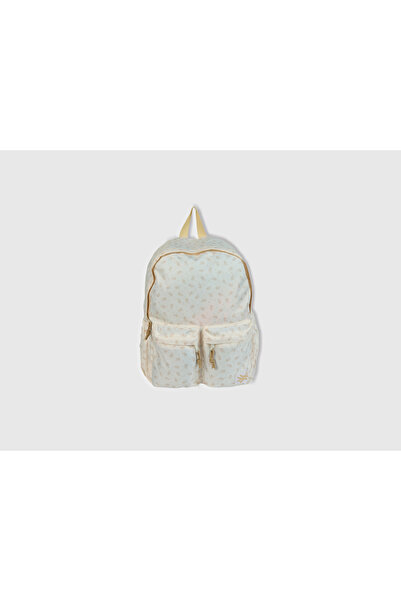 United Colors of Benetton Girl's Ecru Backpack