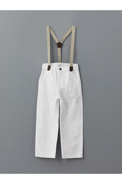 LC Waikiki New Season Boys' Trousers with Elastic Waist and Straps - S58206Z1