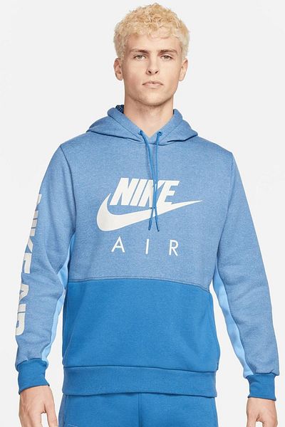 Nike Мъжки суитшърт с качулка Air Swoosh League, син