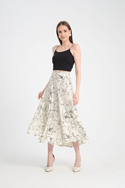 second chance ist. Patterned Women's Midi Skirt