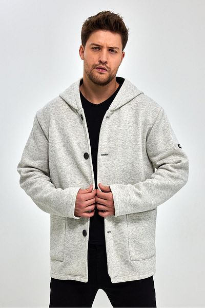 ALEXANDERGARDI Hooded Oversize Cardigan with Ribbon Inside (E23-607 03)