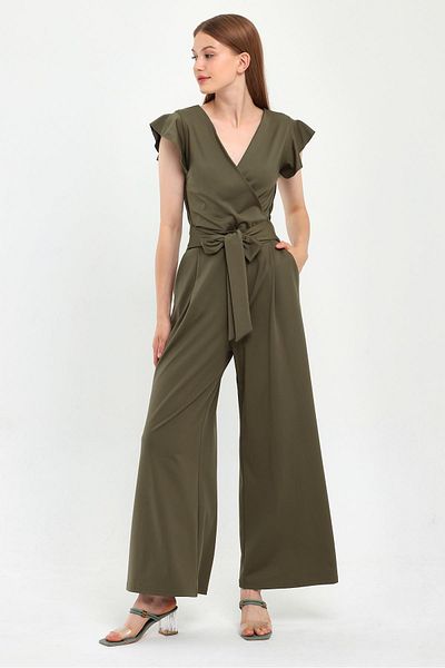 ALEXANDERGARDI Double Breasted Collar Jumpsuit (B23-00126)