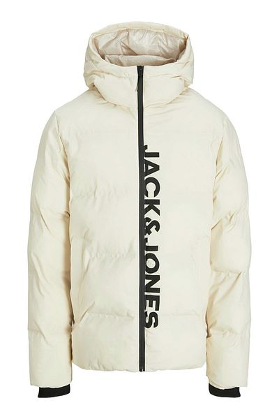 Jack & Jones Ανδρικό μπεζ Jjpayne Puffer Jacket Coats 12256887-Moonbeam