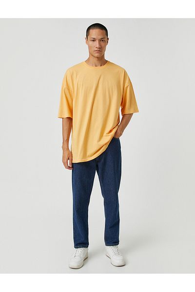 Koton Basic Oversize T-Shirt Crew Neck Short Sleeve