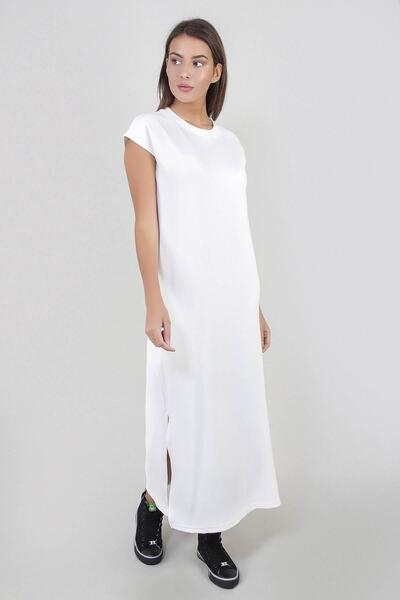 ALEXANDERGARDI Kadın Yırtmaçlı Uzun Elbise (B20-1647)