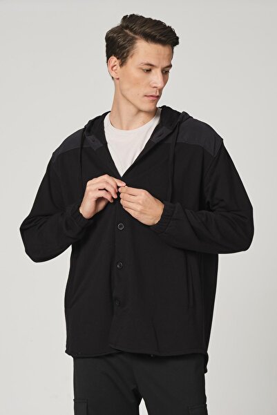 ALEXANDERGARDI Cardigan supradimensionat cu detaliu din țesătură parașută (E22-61000)