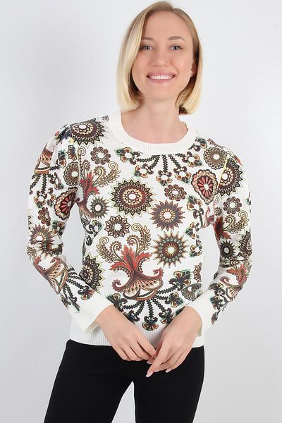 ALEXANDERGARDI Printed Sleeve Drawstring Sweater (Tt1938)