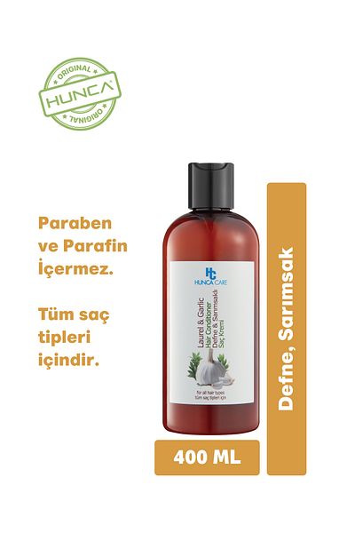 Hunca 400 ml Laurel and Garlic Hair Conditioner