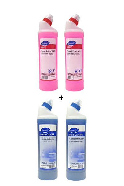 Diversey 2 Adet Taski Clonet Extra W41 + 2 Adet Room Care R6 (Endüstriyel Ver...