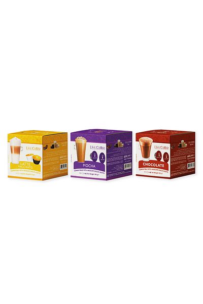 Livy Coffee Dolce Gusto - 3 Pack 48 Capsules Coffee Mixed, Compatible Capsule