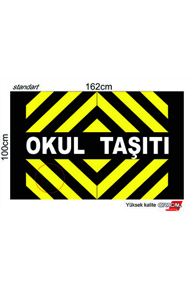 Çetintaşlar Reklam OKUL TAŞITI FOLYO BASKI  TÜM ARAÇLAR İÇİN STANDART 1. KALİ...