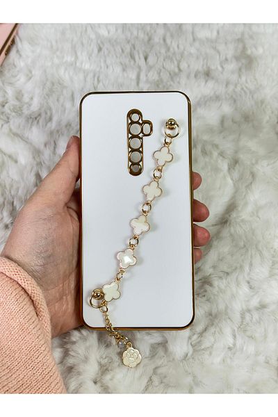 Vip Case OPPO RENO 2Z - حامل يد من السيليكون المقاوم للأوساخ وقابل للمسح وحماية الكاميرا اللامعة