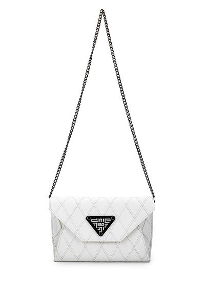Dolce Women's Vegan White Cap Messenger Bag