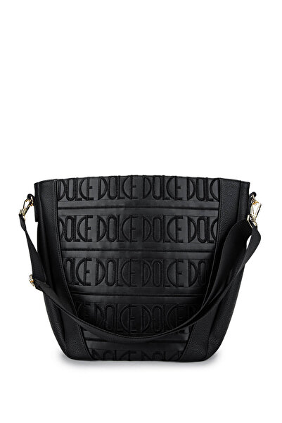 Dolce Women's Vegan Black Shoulder Bag