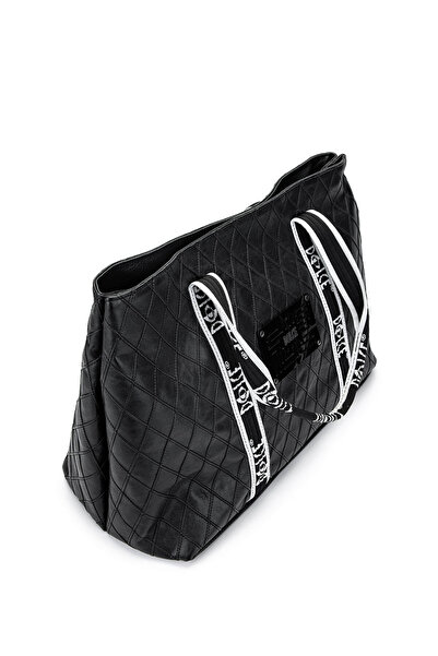 Dolce Women's Vegan Black Cap Shoulder Bag