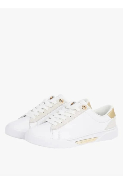 Tommy Hilfiger CHIC COURT SNEAKER Kadın beyaz Sneaker FW0FW08382YBS