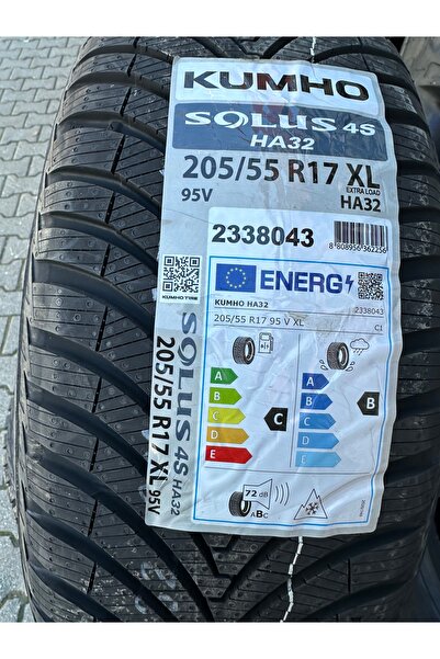 Kumho 205/55R17 95V XL Solus 4S HA32 (4 Mevsim) (2024)
