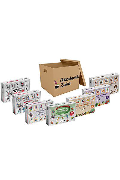 akademik zeka Tüm Zeka Kartları Toplam 7'li Set