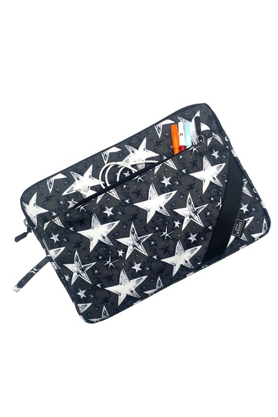Differ Studio Unisex 13-14'' Star Pattern Γκρι θήκη/τσάντα για φορητό υπολογιστή