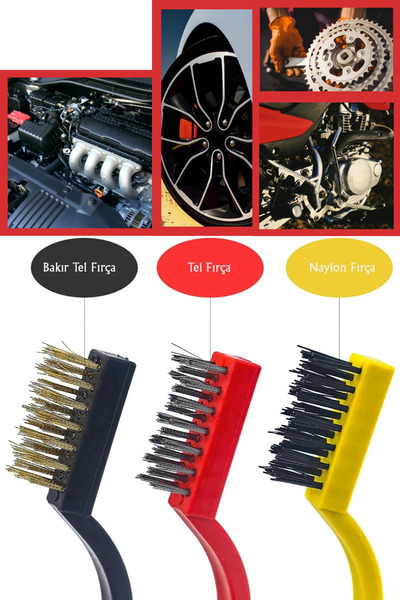 minufco 3 Parça Otomobil Motosiklet Bisiklet Detaylı Jant Motor Bloğu ve Moto...