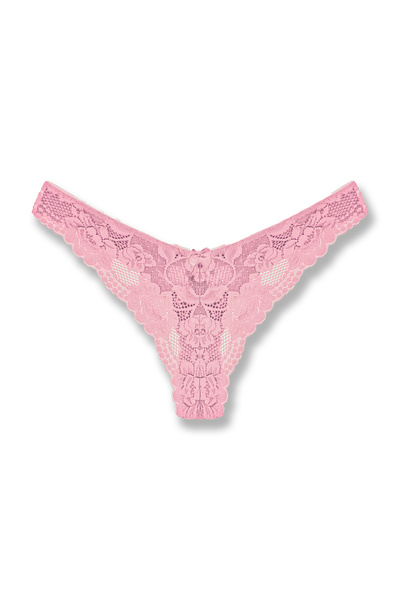 HNX 7'li Dantelli Yüksek Bel Brezilya Kesim Tanga Kadın Külot