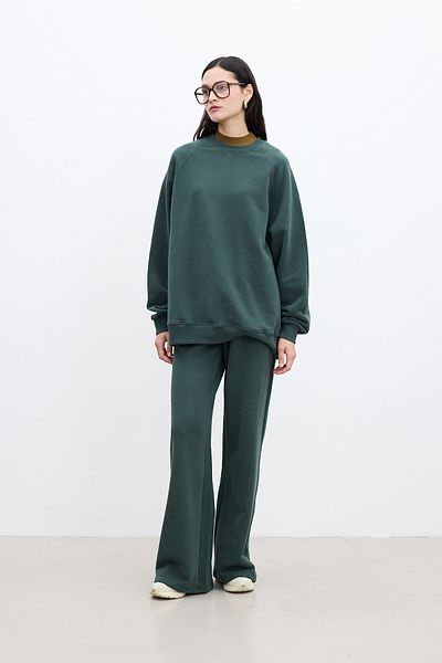 Manuka Green Comfortable Basic Pants