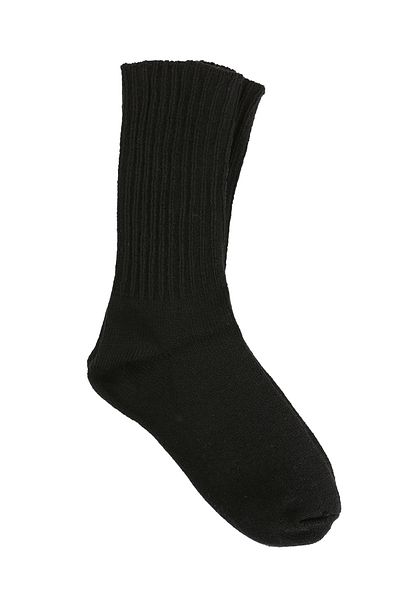 La Sarta Black Socks with Wool
