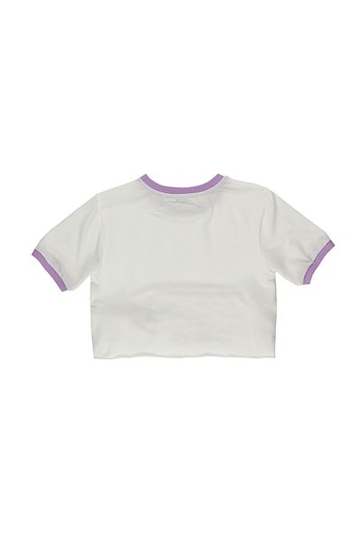 Panço Bedrucktes, detailliertes T-Shirt für Mädchen