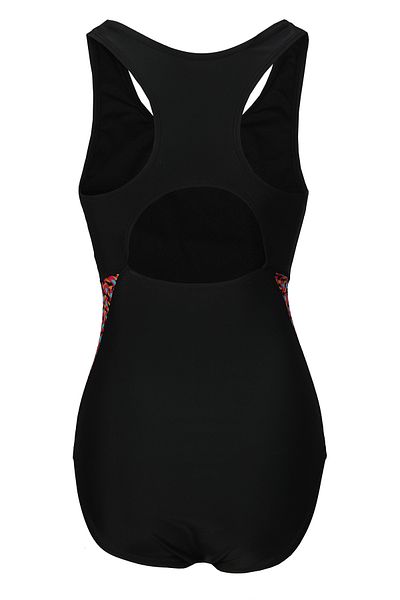 Slazenger Spl Racerback Ld43 Black Fuchsia Women's Swimsuit