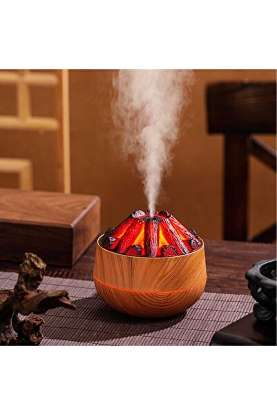 GLR Ultrasonik Hava Nemlendirici Aroma Difüzörü Led Işıklı 300Ml Buhar Makine...