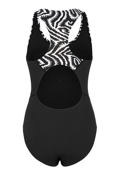 Slazenger Μαύρο Γυναικείο Μαγιό - Sports Back Ld43