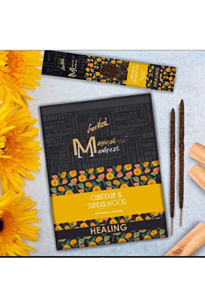 Genel Markalar Calendula & Sandalwood Magical Manifest Sanatsal Doğal El Yapı...