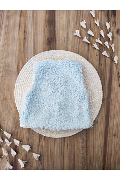 Bebella Blue Baby Boy Vest Welsoft Fabric Inside Cotton Front Ribbon Newborn Vest