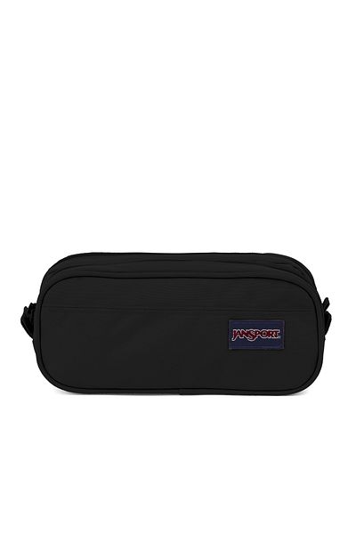 Jansport Μεγάλη θήκη αξεσουάρ Μαύρη τσάντα στυλό, Πολύχρωμη, Τυπική