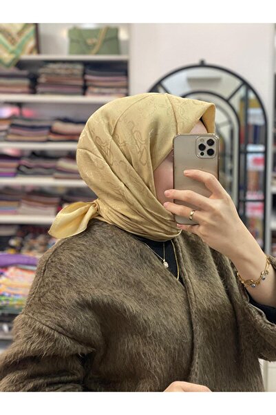 HAREM SCARF Dark Beige Harem Scarf Maria Scarf