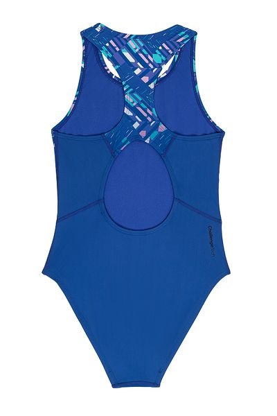 Slazenger Jn43 Model Girl's Sports Swimsuit - Pink/Purple