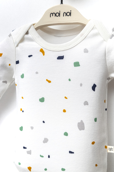 Moi Noi ERKEK BEBEK TAKIMI %100 PAMUK DESENLİ BODY VE PATİKLİ PANTOLON