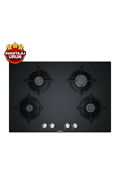 Bosch PNP7B6O10O 75 Cm Sert Cam Gazlı Ocak